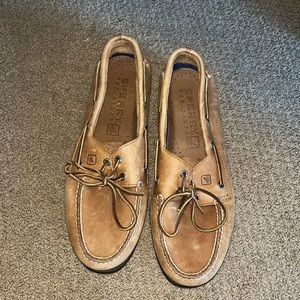 Sperry Authentic Original Brown Leather Moccasin Comfort Boat Shoes Mens 11.5